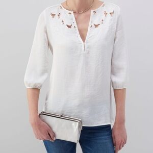 Chic Silver Wristlet Clutch